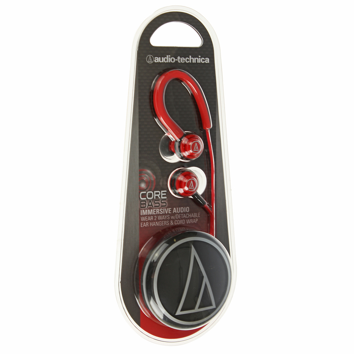 Наушники AUDIO-TECHNICA ATH-COR 150 RD, вставные, красные