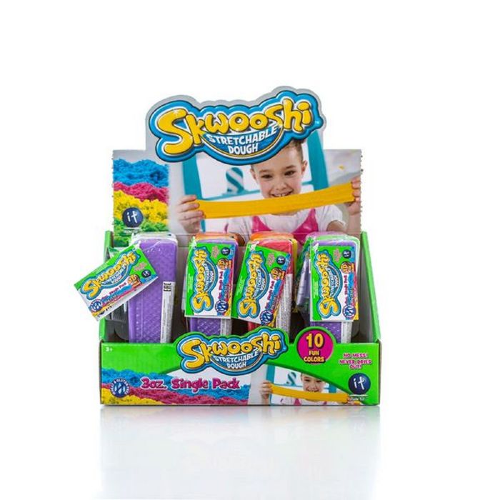 Тянущаяся масса для лепки Skwooshi, 85 г, цвета МИКС