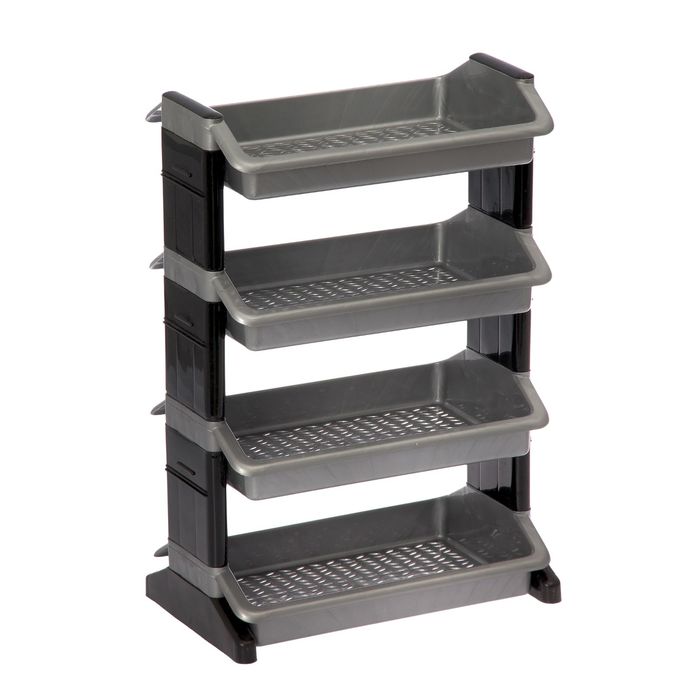 Полка - этажерка "Галакси" 4-х секц, цвет МИКС