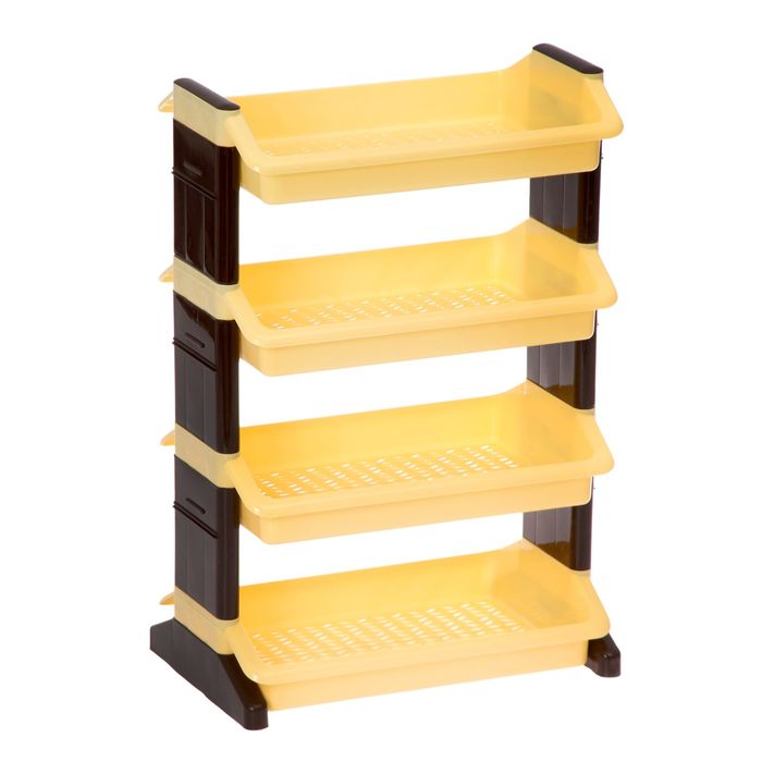 Полка - этажерка "Галакси" 4-х секц, цвет МИКС