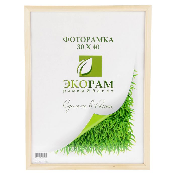 Фоторамка 30 х 40 см "Массив", без покрытия