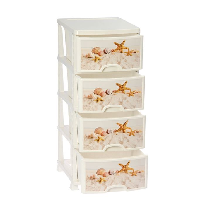 Комод 4 секции "Ракушка"