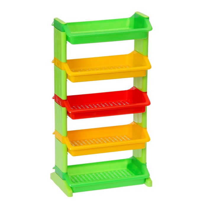Полка-этажерка 5-ти секционная "Галакси", цвет МИКС