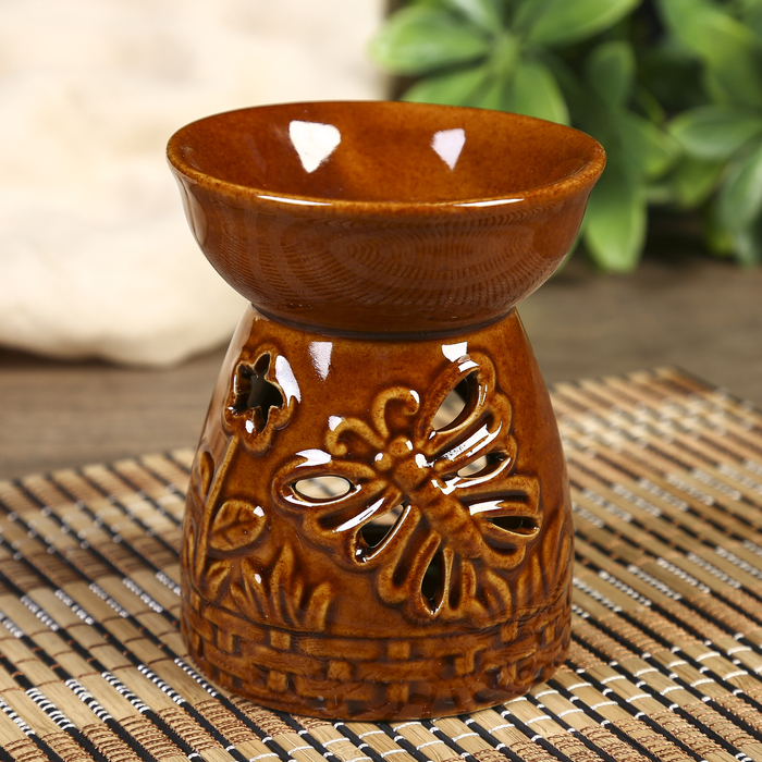 Аромалампа керамика "Бабочка" МИКС 10х8х8 см