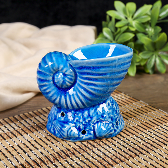 Аромалампа керамика "Ракушка" МИКС 10х8х8 см