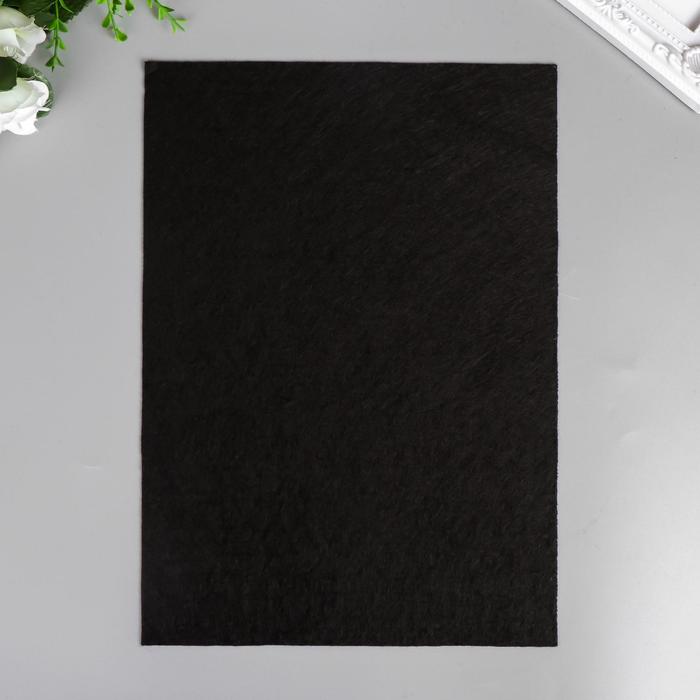 Фетр "Черный" 1 мм (набор 10 листов) формат А4