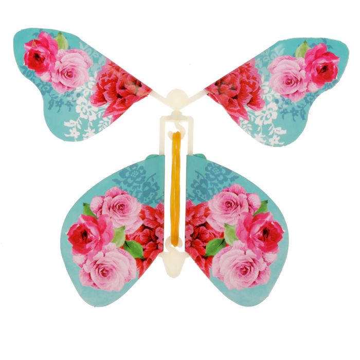 Летающая бабочка в открытке "Моей любимой подружке"