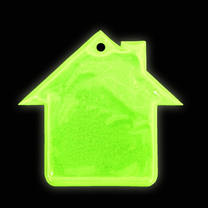 Светоотражающий элемент "Домик", 5,5*5см, цвет МИКС