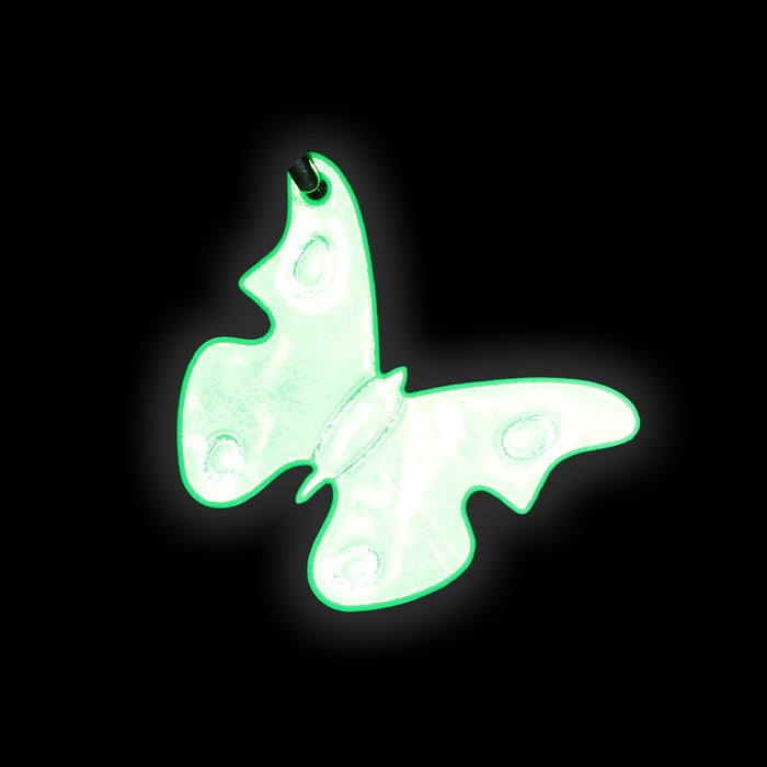 Светоотражающий элемент "Бабочка", 4,5*5см, цвет МИКС