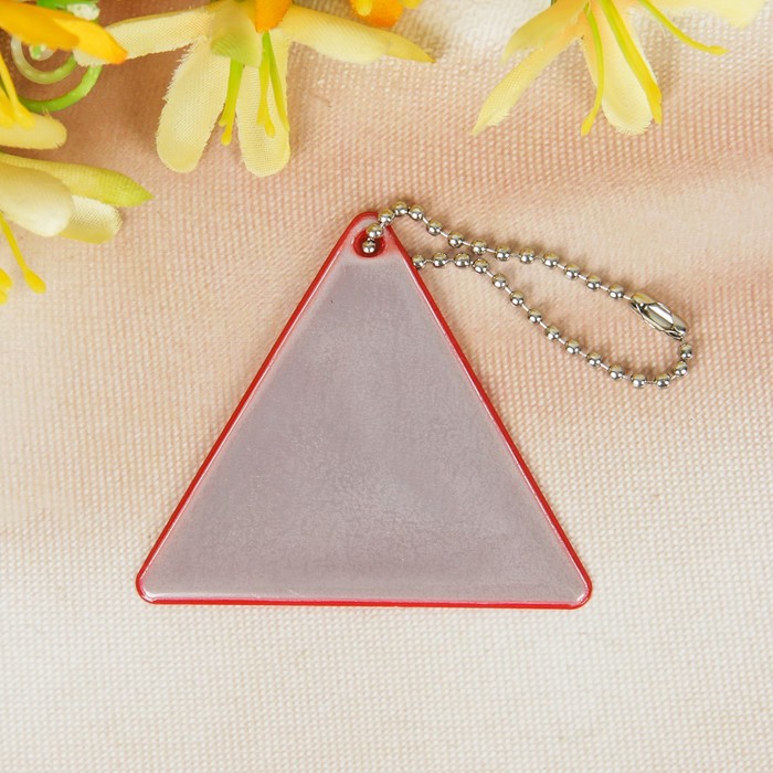 Светоотражающий элемент "Треугольник", 5*5,5см, цвет МИКС