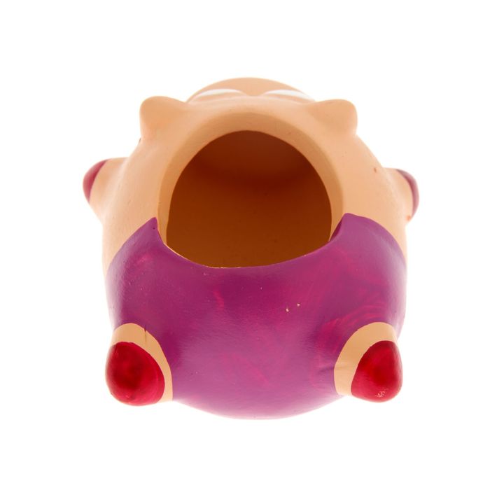 Растущая трава керамика "Хрюшка" 5,5х10х8 см