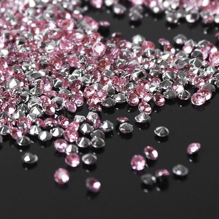 Стразы (набор 10грамм), 2мм, цвет светло-розовый №13