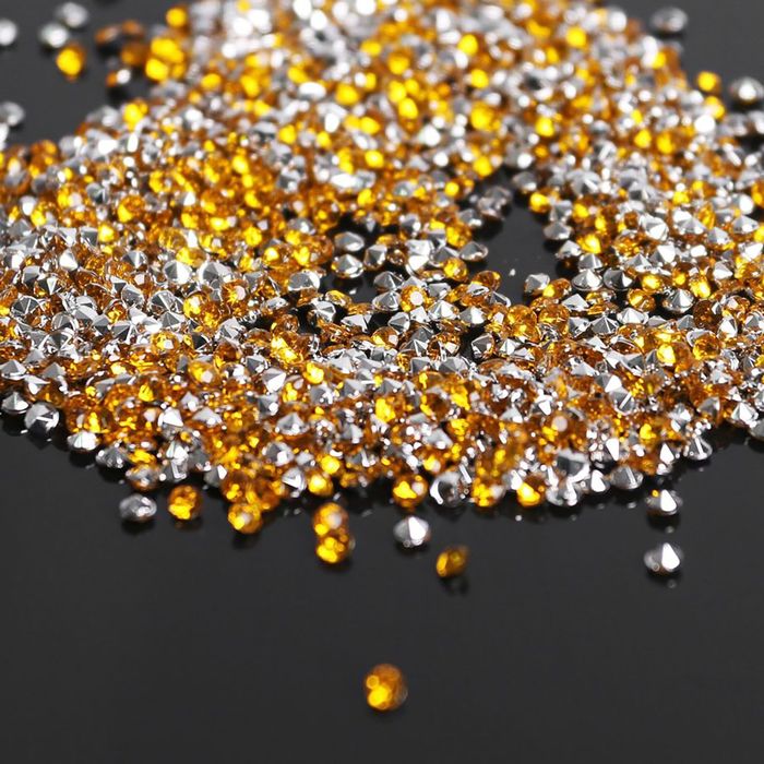 Стразы (набор 10грамм), 2мм, цвет оранжевый №15