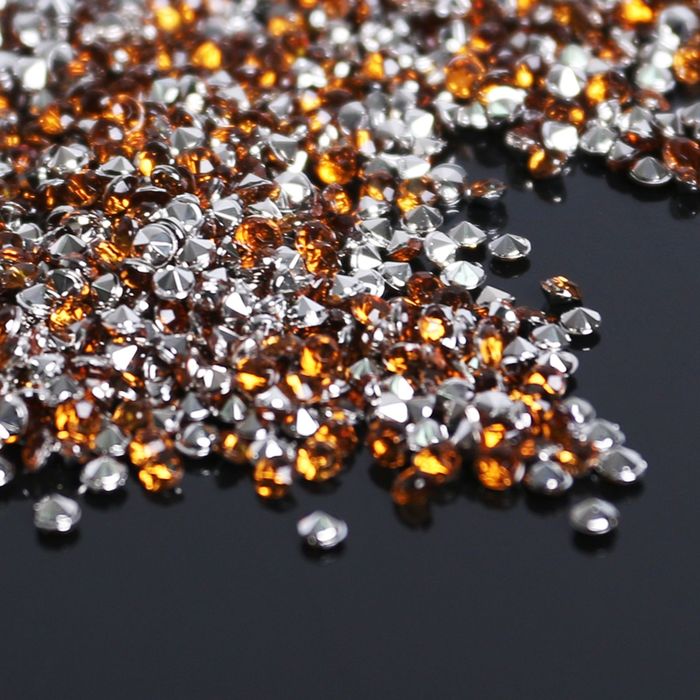 Стразы (набор 10грамм), 2мм, цвет коричневый №25