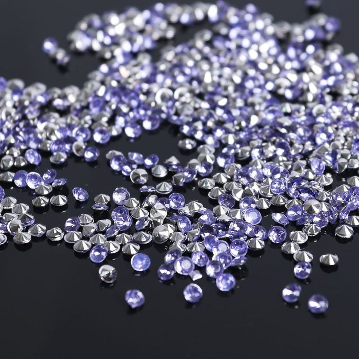 Стразы (набор 10грамм), 3мм, цвет сиреневый №31