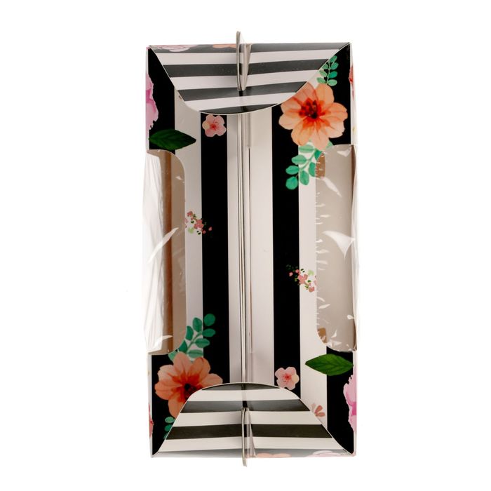 Коробочка под капкейки с топперами «От меня для тебя», 16 х 10 х 8 см