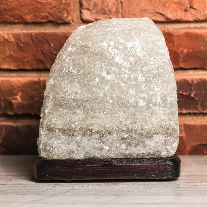 Соляной светильник "Скала" цельный кристалл, 6-8 кг