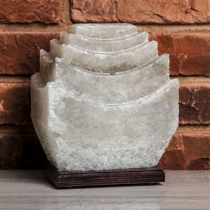 Соляной светильник "Пагода", цельный кристалл, 5-6 кг