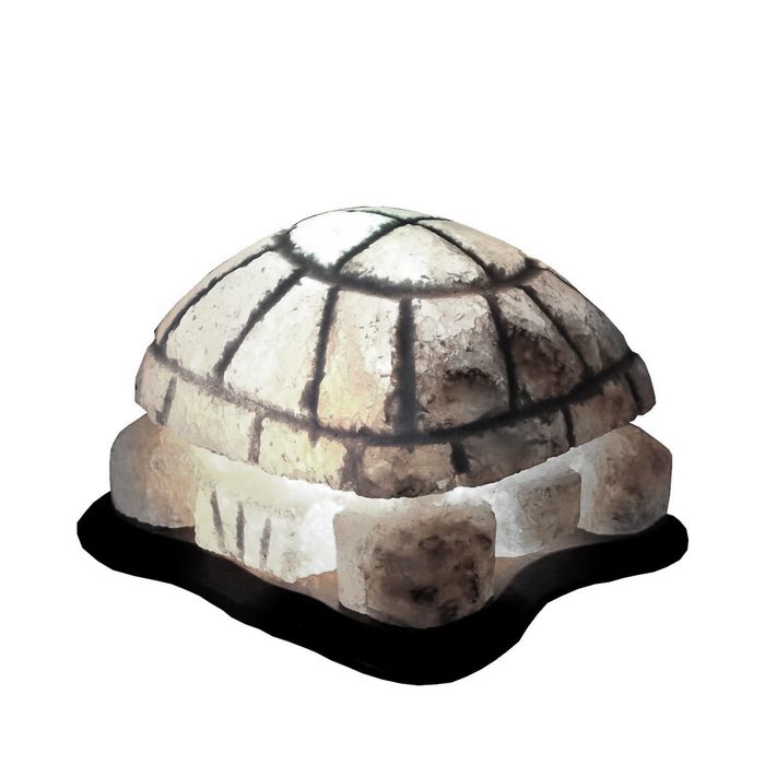 Соляной светильник "Черепаха", цельный кристалл, 4-5 кг
