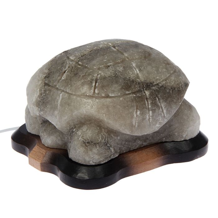 Соляной светильник "Черепаха", цельный кристалл, 4-5 кг