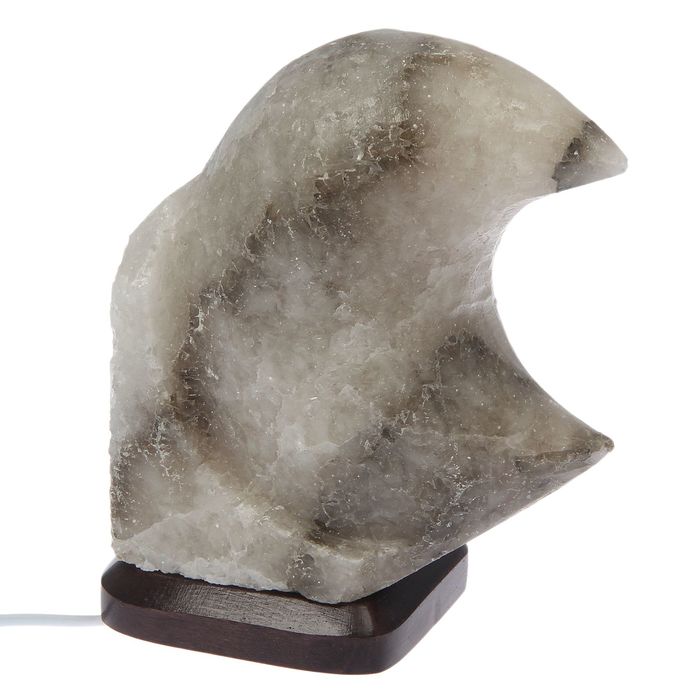 Соляной светильник "Месяц", цельный кристалл, 3-4 кг