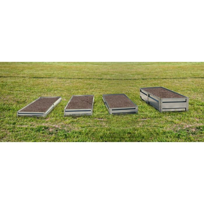 Бортики для сборных грядок оцинкованные, 70 х 36 см, 2 шт., GU 70