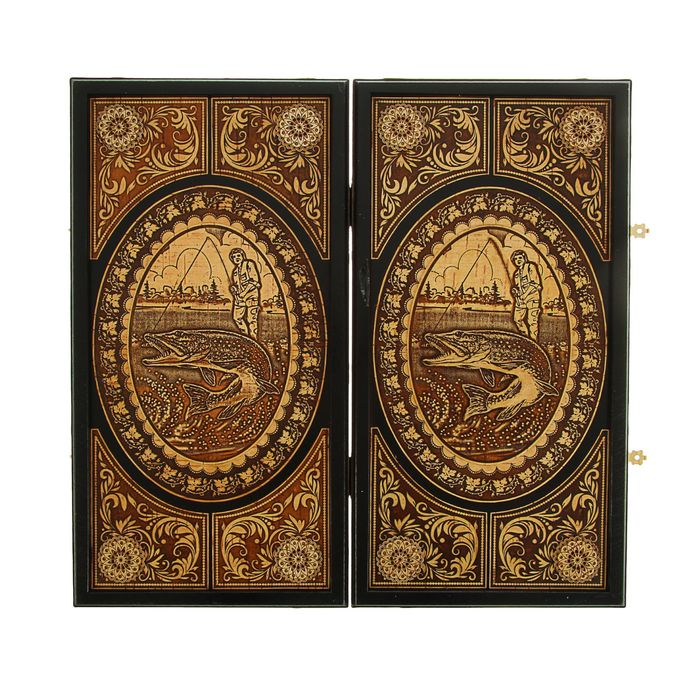 Нарды "Рыбалка" 210*400*40