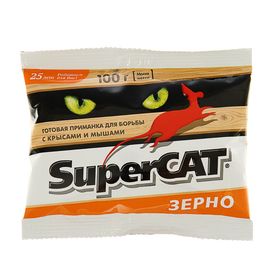 

Средство от грызунов зерно SuperCАТ 100 г