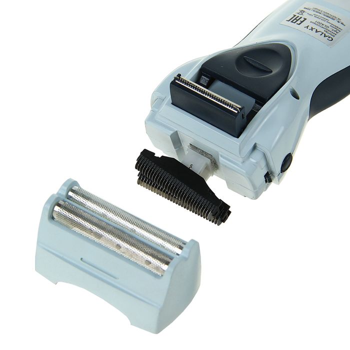 Электробритва Galaxy GL 4201, 3 Вт, АКБ, сеточная, 2 плавающие головки, триммер