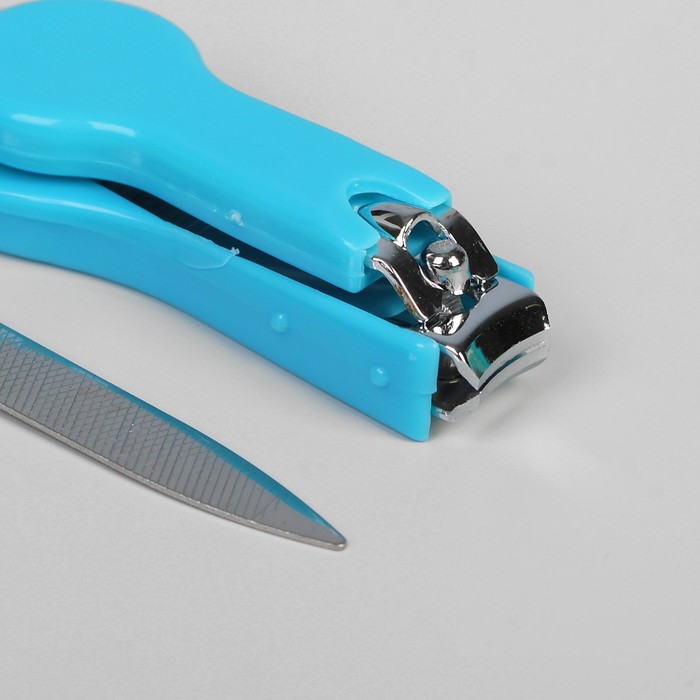 Набор маникюрный, 3 предмета, цвет МИКС