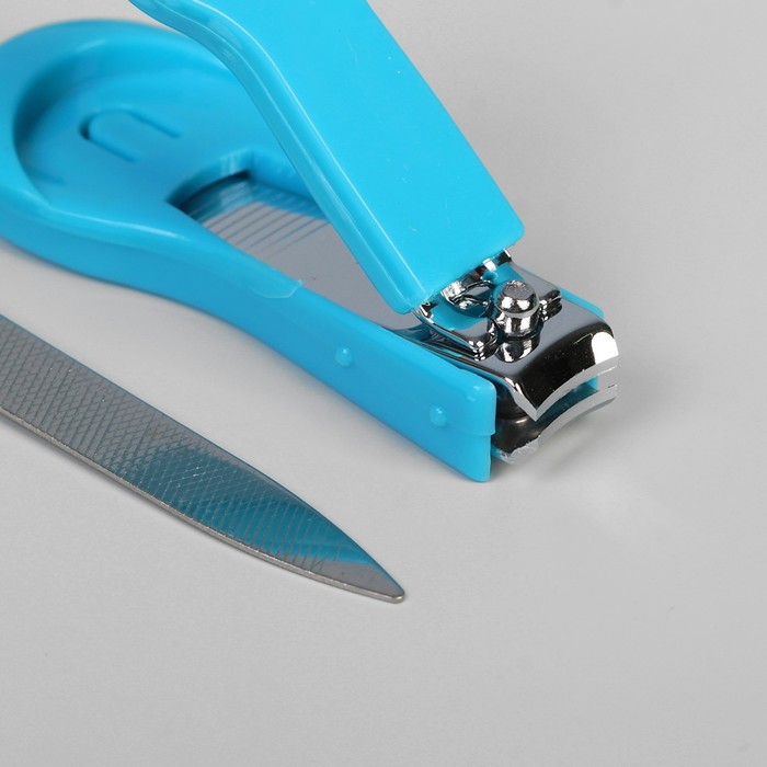 Набор маникюрный, 3 предмета, цвет МИКС