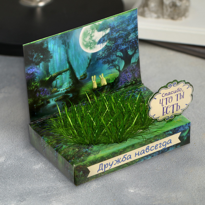 Растущий сувенир в открытке "Для тебя, мой лучший друг"