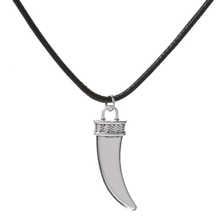 Кулон мужской "Клинок" воина, цвет чернёное серебро
