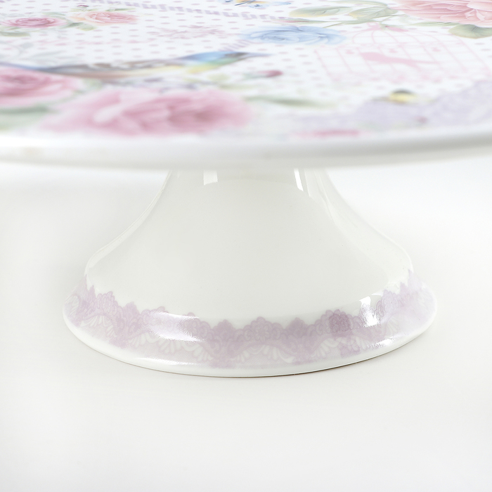 Подставка для торта 31х10 см "Птичье молоко", с лопаткой