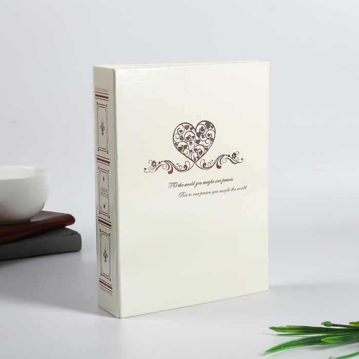 Фотоальбом 200 фото 10х15 см "Только любовь" 23,5х17,5х4,7 см