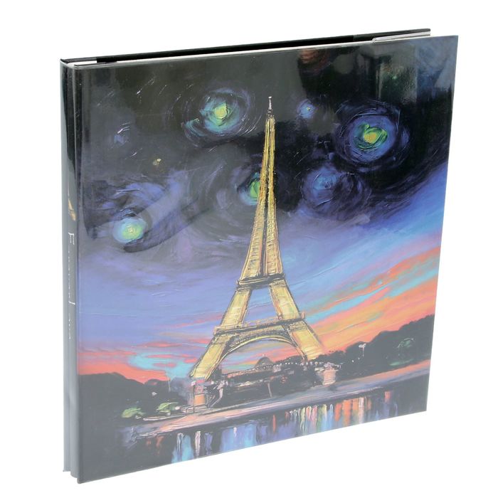 Фотоальбом 20 магнитных листов "Ночь в Париже" 29,3х32х2,5 см