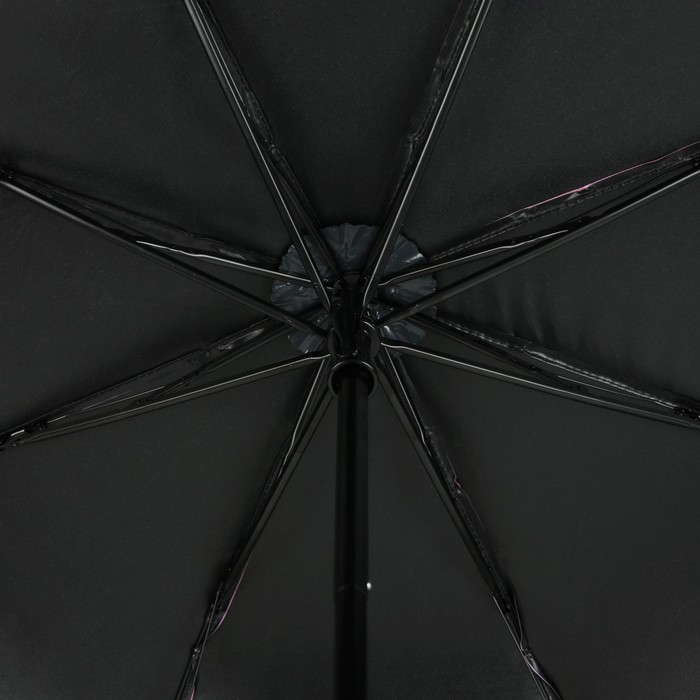 Зонт механический "Цветочная поляна", R=55см, цвет сиреневый