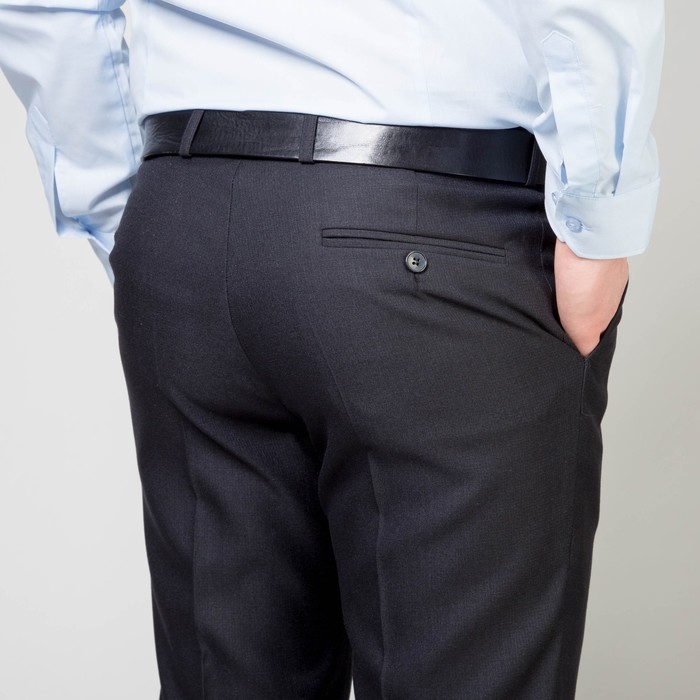 Брюки мужские 9/16-100, цвет чёрный, рост 182 см, размер 54 (96)