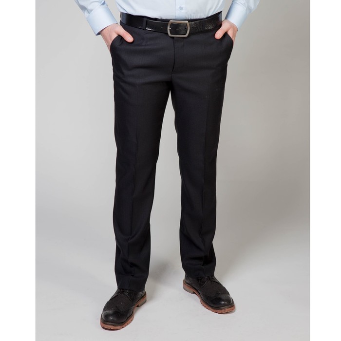 Брюки мужские 9/16-100, цвет чёрный, рост 188 см, размер 54 (102)