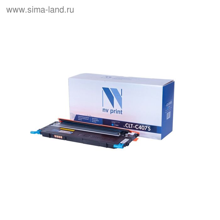 

Картридж NV PRINT CLT-C407S Cyan для Samsung CLP-320/CLP-325/CLX-3185 (1000k), голубой