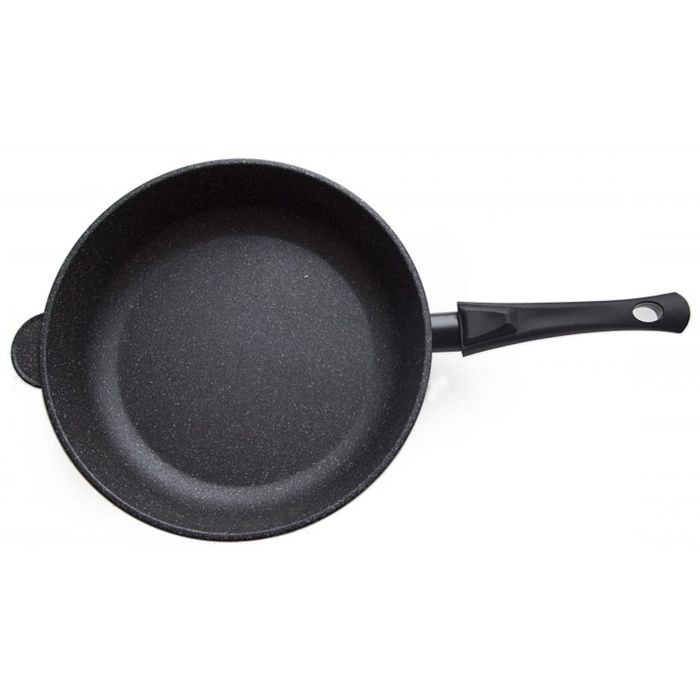 Сковорода из литого алюминия 28 см глубокая с антипригарным покрытием "Титаниум Гранит"