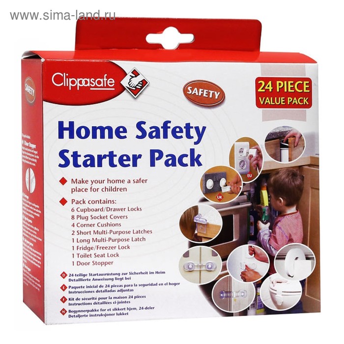 

Набор защиты Clippasafe белый/прозрачный