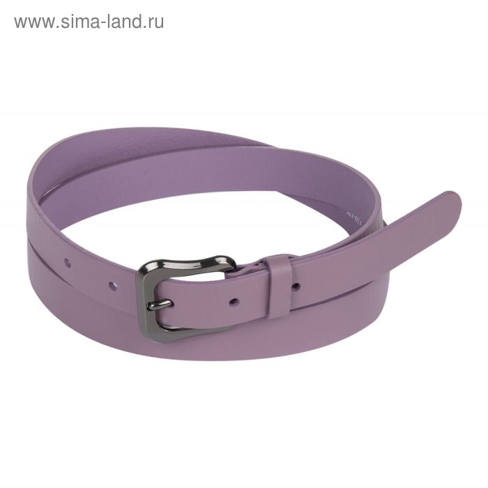 

Ремень женский, 2,5х110х0,3 см, пряжка металл, цвет сиреневый