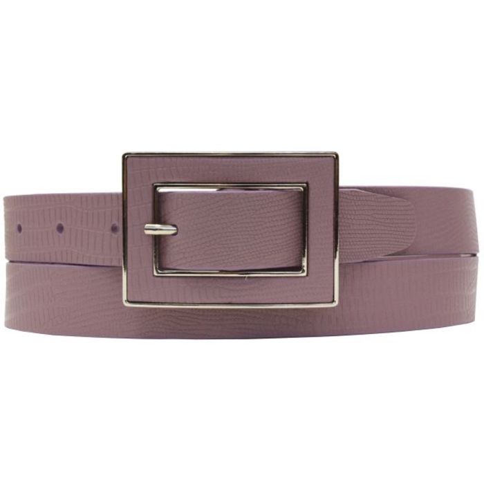 Ремень женский, 3х110х0,3 см, пряжка под кожу, цвет сиреневый
