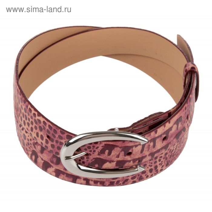 

Ремень женский, 3х90х0,3 см, пряжка серебро, цвет фуксия