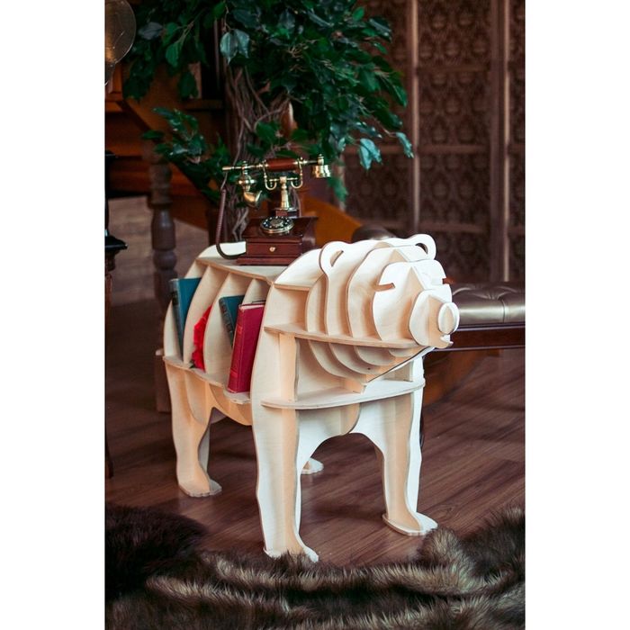 Журнальный стол "Медведь", фанера