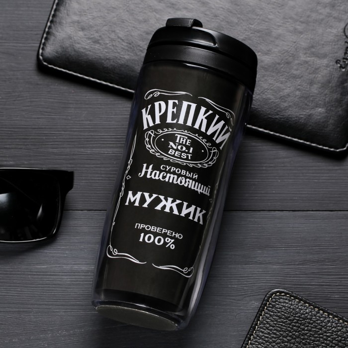 Термостакан "Крепкий мужик", 350 мл