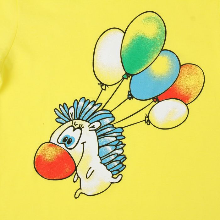 Комплект для мальчика "Ёж", рост 98-104 см (26), цвет зёленый/жёлтый