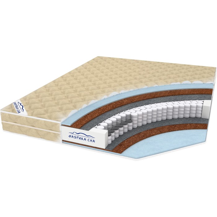 Матрас "Меркурий Лайт", размер 180х190 см, высота 18 см, жаккард