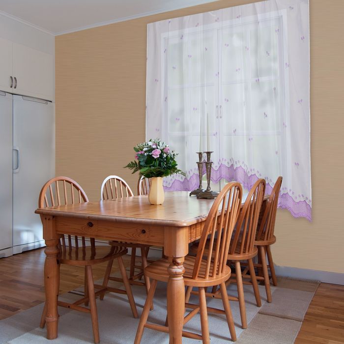 Штора для кухни "Этель" №3: Василёк ширина 280 см, высота 170 см, 100% п/э